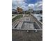 Aerial view of swimming pool under construction surrounded by sand at 229 South Waccamaw Dr., Garden City Beach, SC 29576