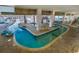 Indoor lazy river with multiple hot tubs at 2700 Ocean Blvd. N # 1850/51/52, Myrtle Beach, SC 29577