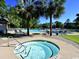 Community hot tub with palm trees nearby at 398 Blue Stem Dr. # 59E, Pawleys Island, SC 29585