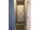 A small shower with a decorative curtain and a patterned rug at 4714 Woodland St., North Myrtle Beach, SC 29582