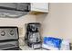 Kitchen detail showing coffee maker and other amenities at 601 Retreat Beach Circle # 124, Pawleys Island, SC 29585