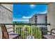 Balcony with partial ocean and community view at 601 Retreat Beach Circle # 328, Litchfield, SC 29585