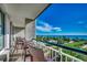 Spacious balcony with stunning ocean views at 601 Retreat Beach Circle # 328, Litchfield, SC 29585