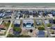 Aerial view of Pelican Pass and surrounding beach homes at 612 S Ocean Blvd. # 104A, Surfside Beach, SC 29575