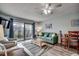 Living area with ocean view and access to balcony at 612 S Ocean Blvd. # 104A, Surfside Beach, SC 29575