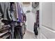 Walk-in closet with ample shelving and hanging space for clothes and shoes at 834 Arezzo Way # 834, Myrtle Beach, SC 29579