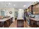 Modern kitchen with stainless steel appliances and granite countertops at 834 Arezzo Way # 834, Myrtle Beach, SC 29579