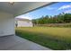 Spacious backyard with large grassy area and privacy at 920 Belle Dr., North Myrtle Beach, SC 29582