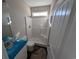 New bathroom with a shower and blue vanity at Tbd 12 Casey Dr., Green Sea, SC 29545