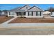 Gray house with a gray roof, landscaping, and a sidewalk leading to the front door at Tbd9 Casey Dr., Green Sea, SC 29545