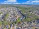 Aerial view showcasing home's location in a quiet residential neighborhood at 1107 Ganton Way, Myrtle Beach, SC 29588