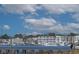 Waterfront view with boats and charming buildings at 117 George Washington Trail, Georgetown, SC 29440