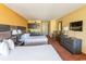 Hotel room with two double beds and kitchenette at 1501 S Ocean Blvd. # 623, Myrtle Beach, SC 29577