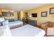 Hotel room with two double beds and kitchenette at 1501 S Ocean Blvd. # 623, Myrtle Beach, SC 29577