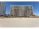 Oceanfront building exterior with multiple balconies at 1501 S Ocean Blvd. # 623, Myrtle Beach, SC 29577