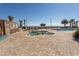 Hot tub with ocean view, situated near the pool and beach access at 1501 S Ocean Blvd. # 623, Myrtle Beach, SC 29577