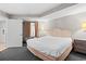 King bedroom with access to bathroom at 1501 S Ocean Blvd. # 846, Myrtle Beach, SC 29577