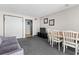 Simple dining area with table and chairs at 1501 S Ocean Blvd. # 846, Myrtle Beach, SC 29577