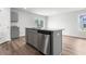 Stylish kitchen featuring stainless steel appliances, granite countertops, and a view to an exterior window at 1508 Clubstone Dr., Conway, SC 29526