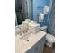 Clean bathroom featuring a vanity with a white countertop and plenty of fresh towels at 2701 S. Ocean B S Ocean Blvd. # 508, North Myrtle Beach, SC 29582