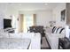 Spacious living room with light colored furniture and access to kitchen at 3528 Bells Lake Circle # 3528, Longs, SC 29568