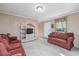 Living room with two couches and a built-in entertainment center at 3790 Woodridge Circle, Little River, SC 29566