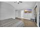 Main bedroom with king bed and access to bathroom at 434 Stanley Dr., Murrells Inlet, SC 29576