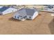 Aerial view of a single-story home with a gray roof and spacious backyard at 4745 Huckleberry Ln., Conway, SC 29526
