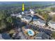 Aerial view highlighting building location at 5090 Windsor Green Way # 104, Myrtle Beach, SC 29579