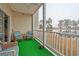 Relaxing screened porch overlooking a pond at 5090 Windsor Green Way # 104, Myrtle Beach, SC 29579