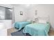 Bedroom with two twin beds at 5601 North Ocean Blvd. # B-312, Myrtle Beach, SC 29577