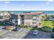 Oceanfront condo building with parking and ocean views at 5601 North Ocean Blvd. # B-312, Myrtle Beach, SC 29577