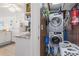 Stackable washer and dryer in convenient closet at 5601 North Ocean Blvd. # B-312, Myrtle Beach, SC 29577