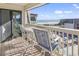 Stunning ocean view from private balcony, outdoor seating at 5601 North Ocean Blvd. # B-312, Myrtle Beach, SC 29577