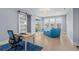Home office with a desk, comfortable seating, and water views at 6025 Bolsena Place, Myrtle Beach, SC 29577