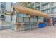 Charming tiki bar with barstools and thatched roof, adjacent to resort accommodations at 7200 N Ocean Blvd. # 314, Myrtle Beach, SC 29572