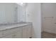 Modern bathroom with granite countertops and double sinks at 822 Farrow Pkwy., Myrtle Beach, SC 29577