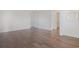 Bedroom with hardwood floors and access to a walk-in closet at 822 Farrow Pkwy., Myrtle Beach, SC 29577