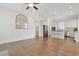 Modern kitchen with stainless steel appliances and granite countertops at 822 Farrow Pkwy., Myrtle Beach, SC 29577