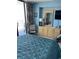 Bedroom with dresser, chair, and ocean view at 9550 Shore Dr. # 1721, Myrtle Beach, SC 29572