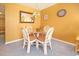 Small dining area with table and four chairs at 9550 Shore Dr. # 1721, Myrtle Beach, SC 29572