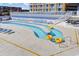 Lazy river pool with plenty of lounge chairs at 9550 Shore Dr. # 1721, Myrtle Beach, SC 29572