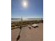 Brick patio area with beach access and lounge chairs at 1207 S Ocean Blvd. # 20205, Myrtle Beach, SC 29577