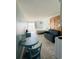 Studio unit with ocean view, bed, sofa, and kitchenette at 1207 S Ocean Blvd. # 20205, Myrtle Beach, SC 29577