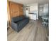 Studio unit with sofa bed, kitchen, and dining area at 1207 S Ocean Blvd. # 20205, Myrtle Beach, SC 29577