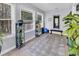 Home gym with mirrored wall, exercise ball, and plenty of plants at 1501 Saint George Ln., Myrtle Beach, SC 29588