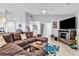 Spacious living room with an L-shaped sectional sofa at 1501 Saint George Ln., Myrtle Beach, SC 29588
