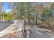 Private patio and walkway through wooded area at 1501 Saint George Ln., Myrtle Beach, SC 29588