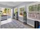 Sunroom with sliding glass doors leading to backyard at 1501 Saint George Ln., Myrtle Beach, SC 29588