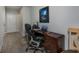 This office features a work space with a desk and comfortable chair at 1829 Wood Stork Dr., Conway, SC 29526